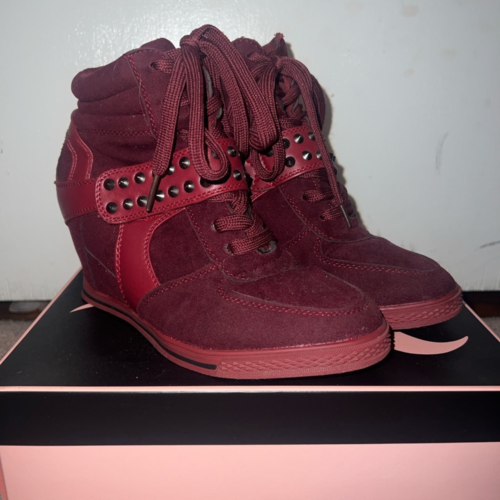 Designer Platform Studded Shoes View 3